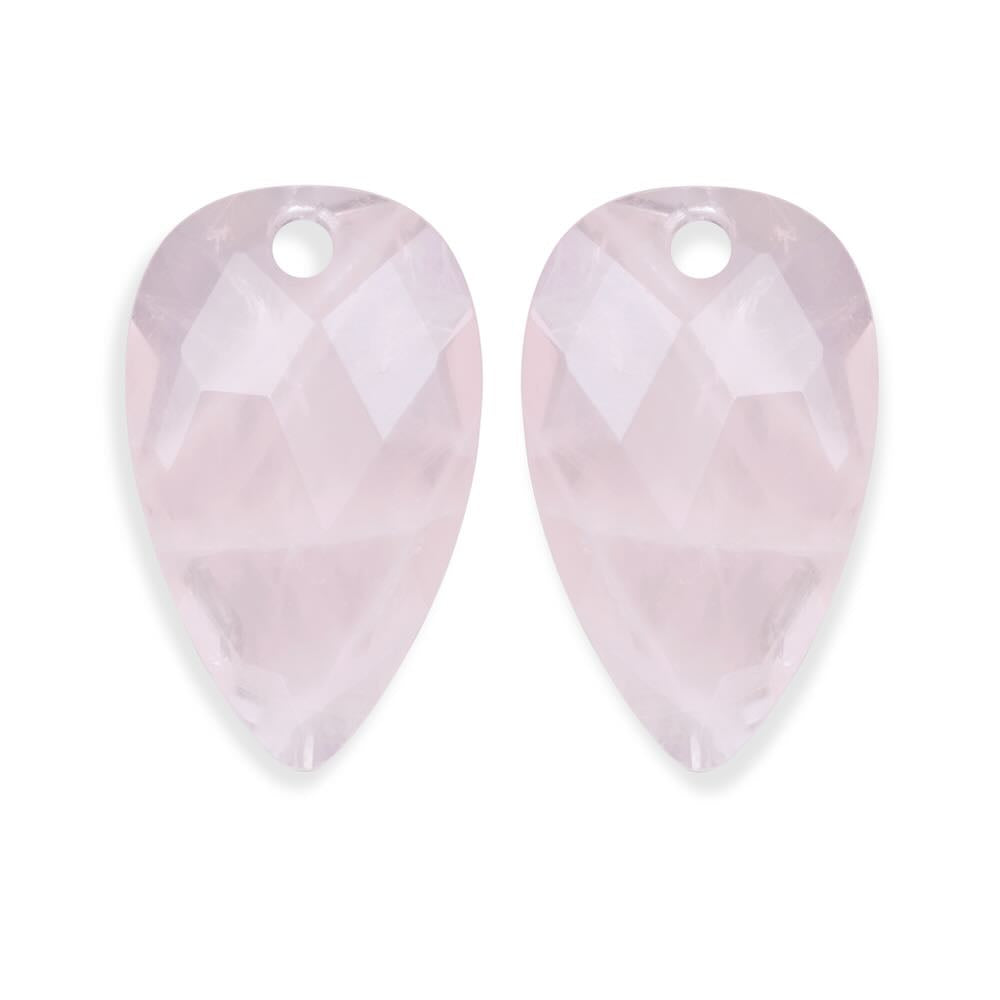 sparkling jewels hangers blossom rose quartz