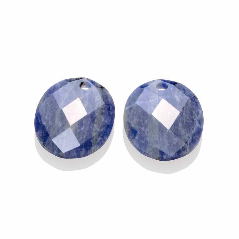 sparkling jewels hangers round oval sodalite