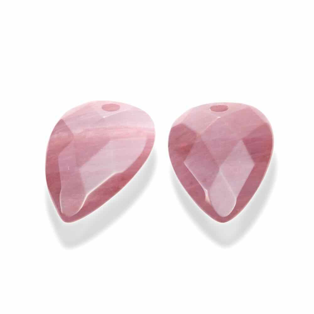 sparkling jewels hangers blossom pink rhodonite