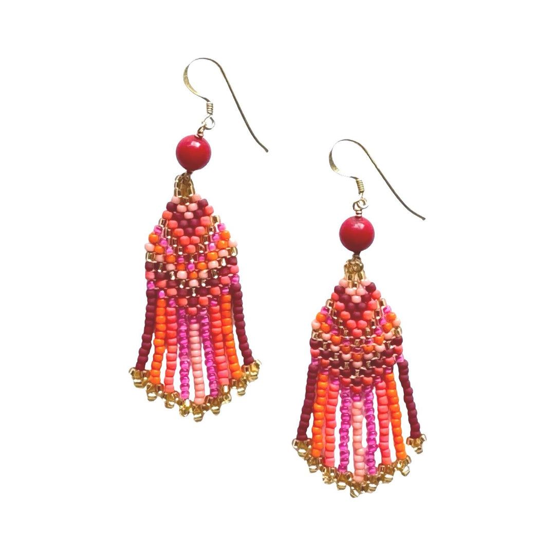 ibu jewels oorbellen sedona mix orange
