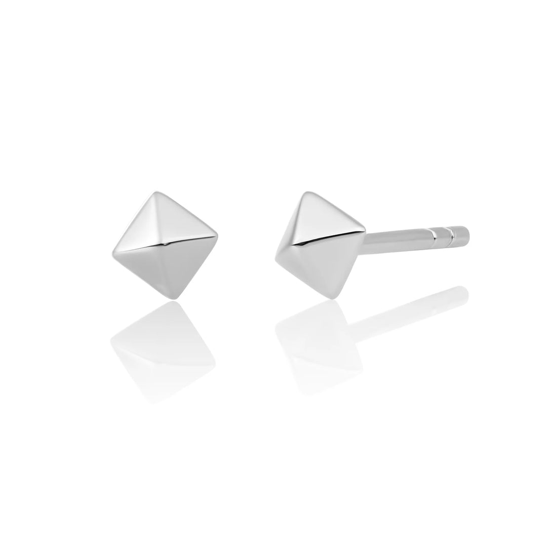 sparkling jewels oorstekers pyramid edge (kies goud/zilver)