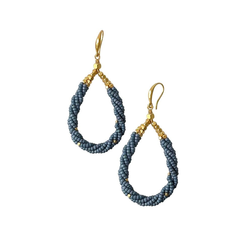 ibu jewels oorbellen bolly petrol
