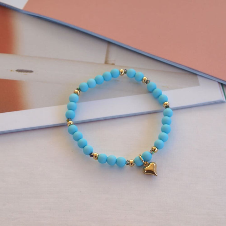 Widaro armband casual light pink/aqua/off white