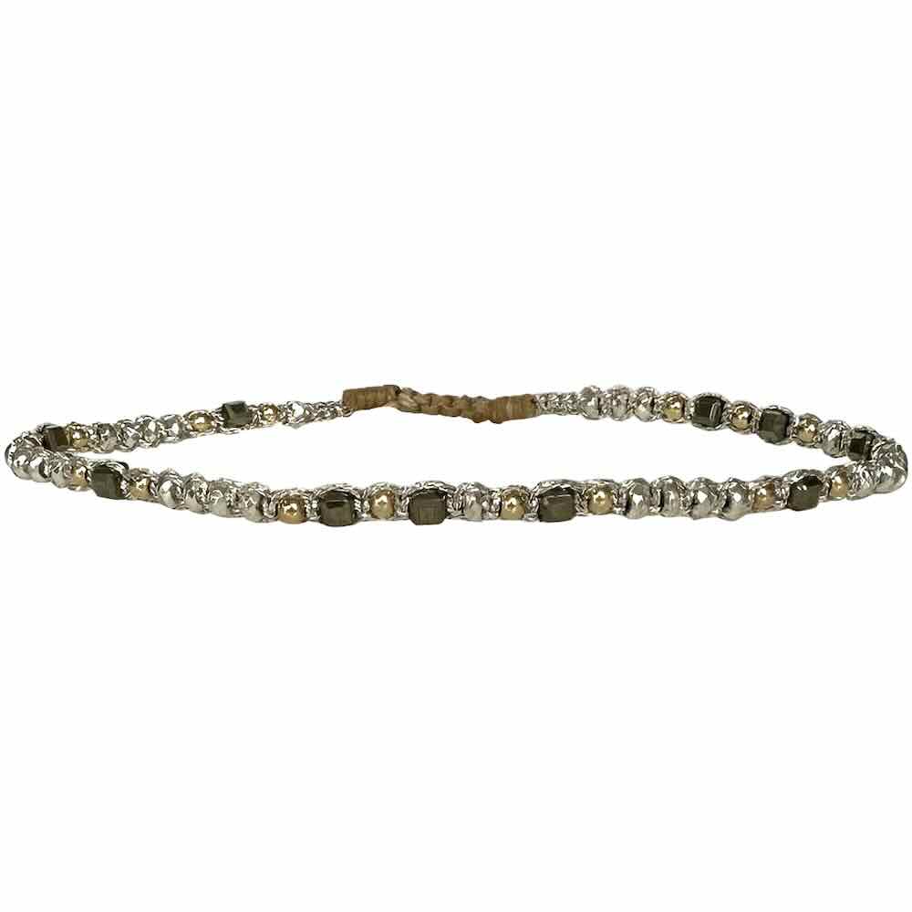 leju armband greta grey silver