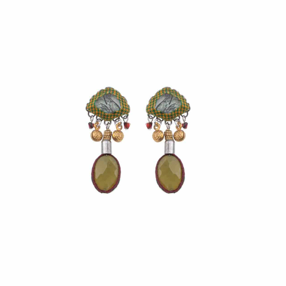 ayala bar oorbellen vintage gold set harita