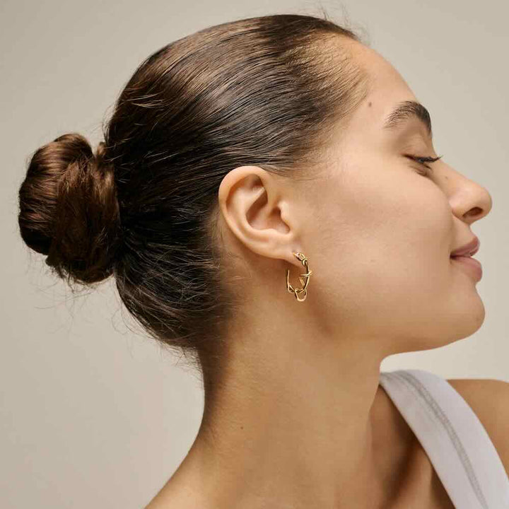 Enamel oorbellen Capella hoops