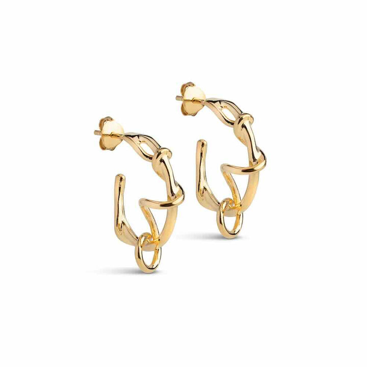 Enamel oorbellen Capella hoops