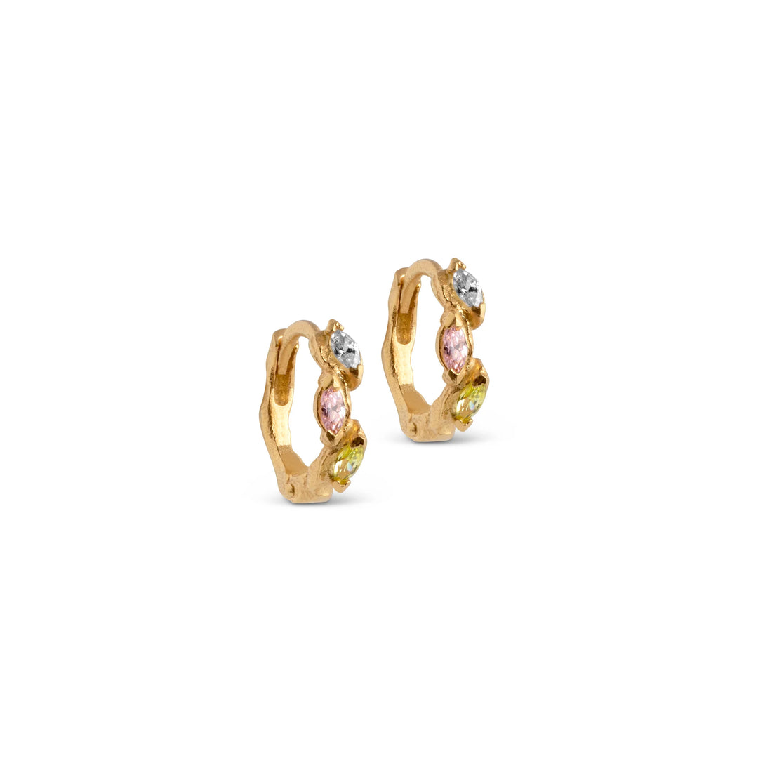 enamel oorbellen hoops laia