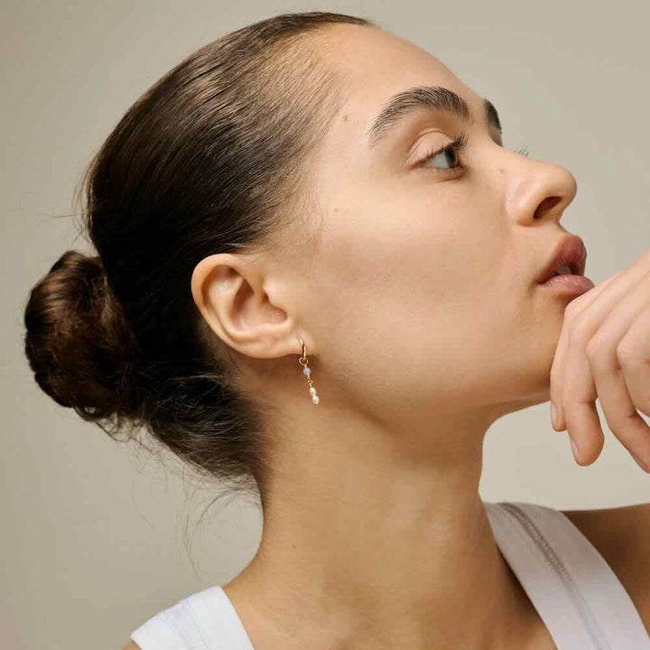 Enamel oorbellen Liva