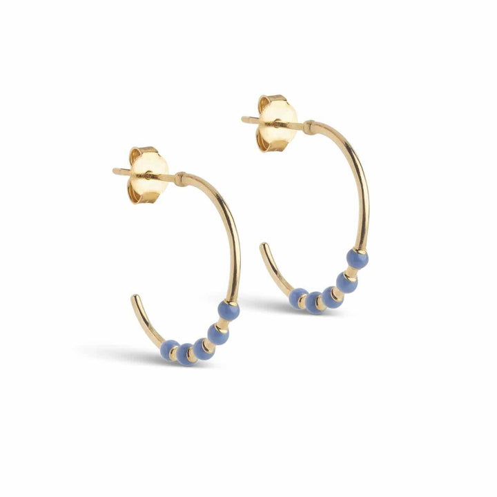 enamel hoops lola large cornflower