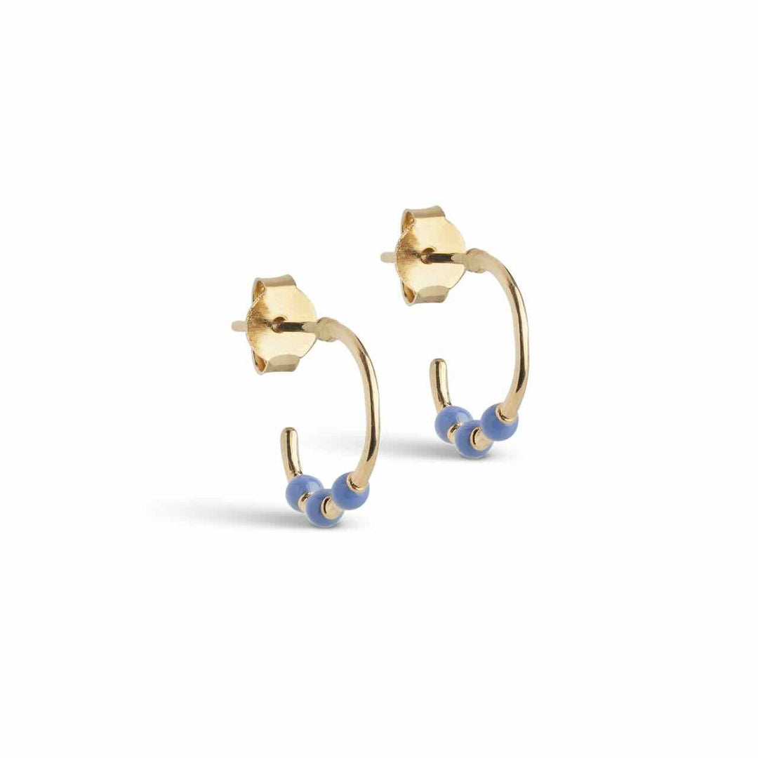 enamel hoops lola small cornflower