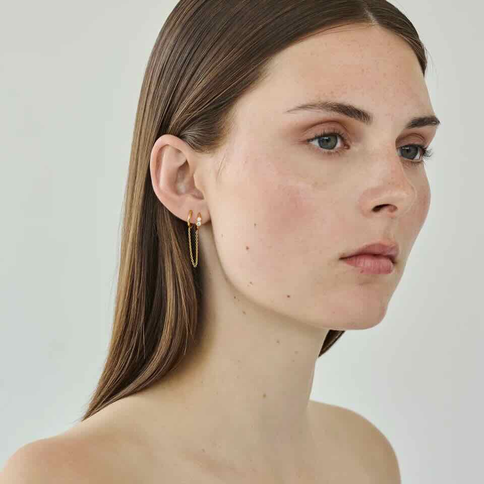 Enamel oorbellen Nova one piece