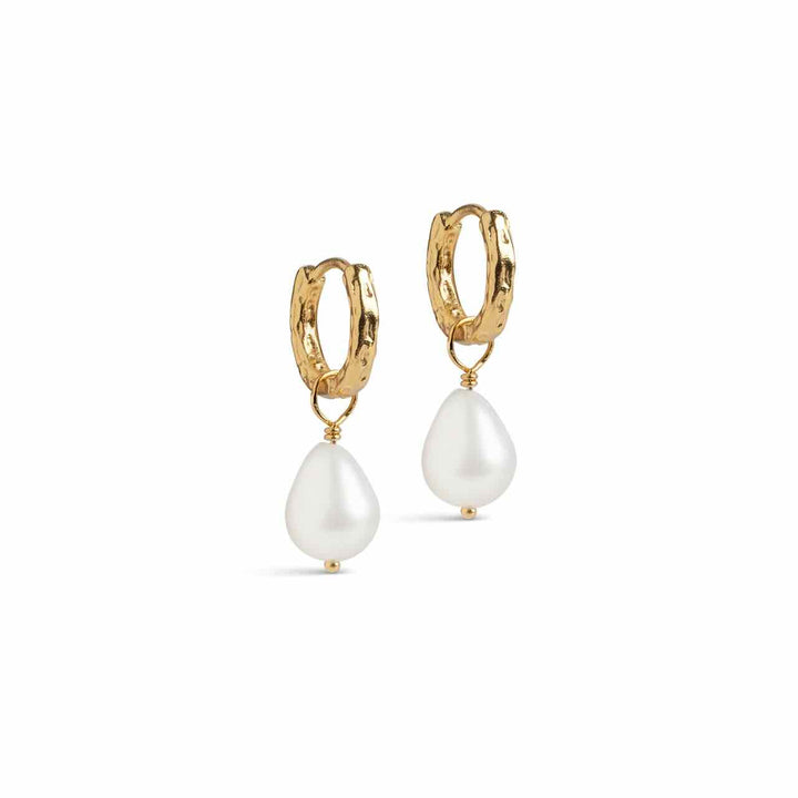 enamel oorbellen significant pearl