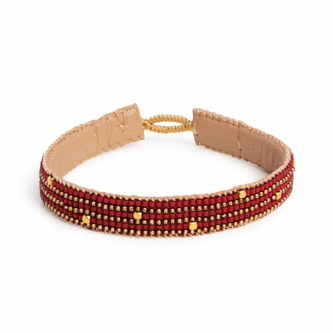 ibu jewels armband the bar maroon