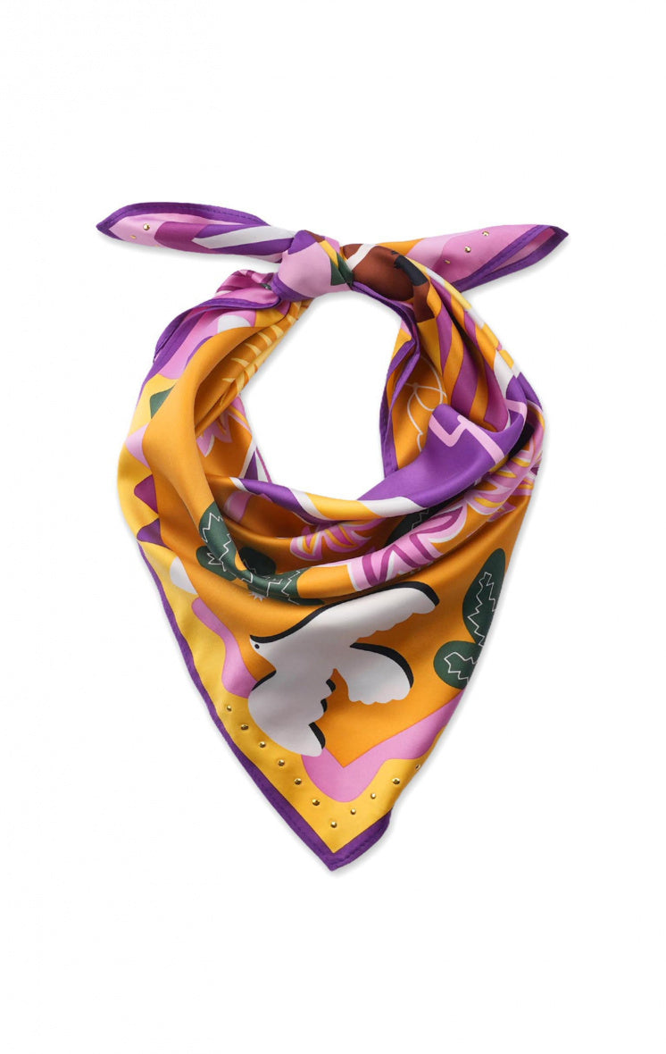 Wild Paris sjaal Chachacha yellow mini