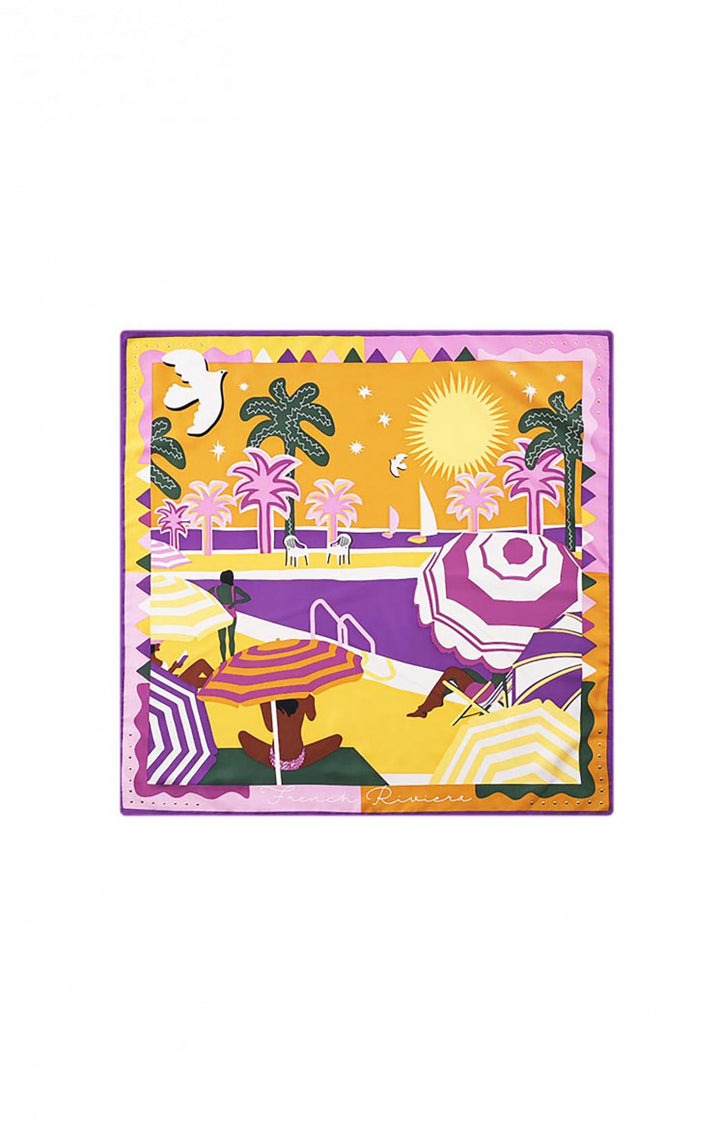 Wild Paris sjaal Chachacha yellow mini