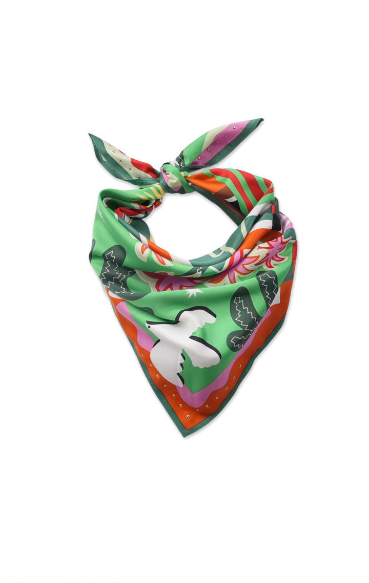 Wild Paris sjaal Chachacha Green mini