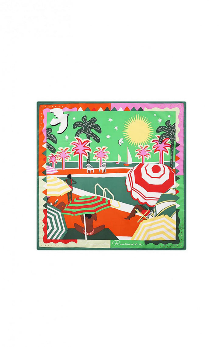 Wild Paris sjaal Chachacha Green mini