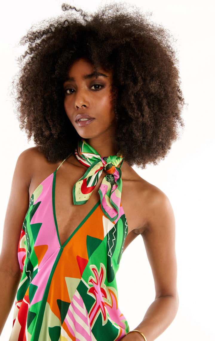 Wild Paris sjaal Chachacha Green mini