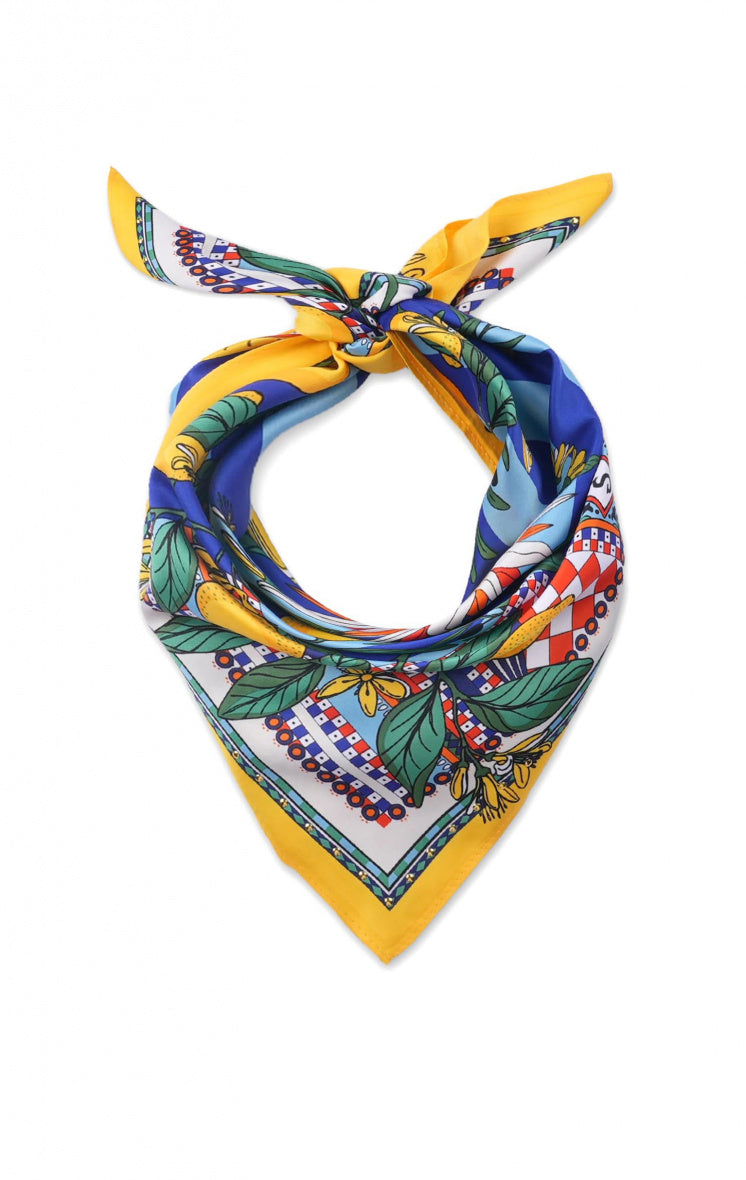 Wild Paris sjaal Sicily blue mini
