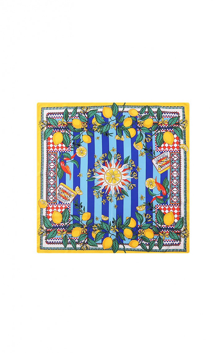 Wild Paris sjaal Sicily blue mini