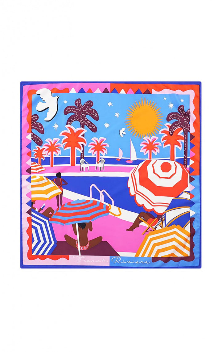 Wild Paris sjaal Chachacha rose middle