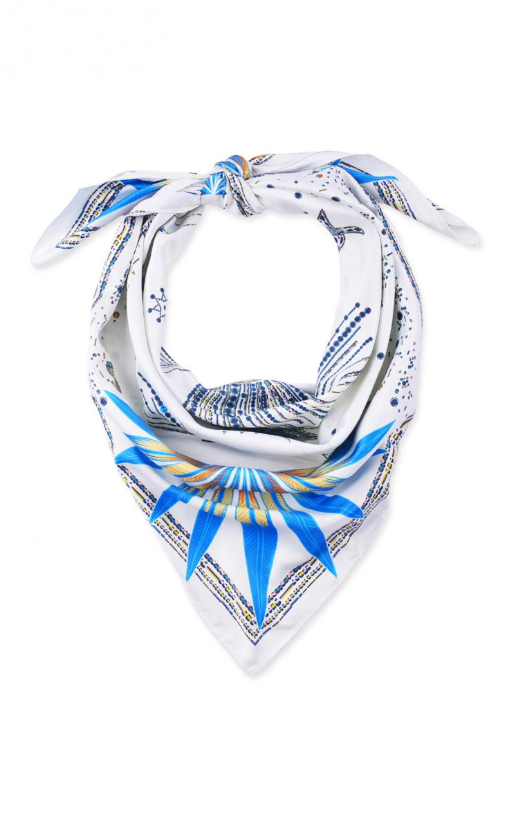 Wild Paris sjaal Comete white middle