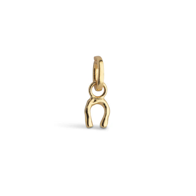 Enamel bedel lucky horseshoe
