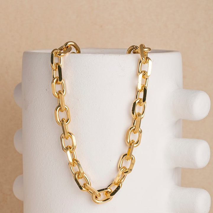 Souvenirs de pomme ketting link medium goud