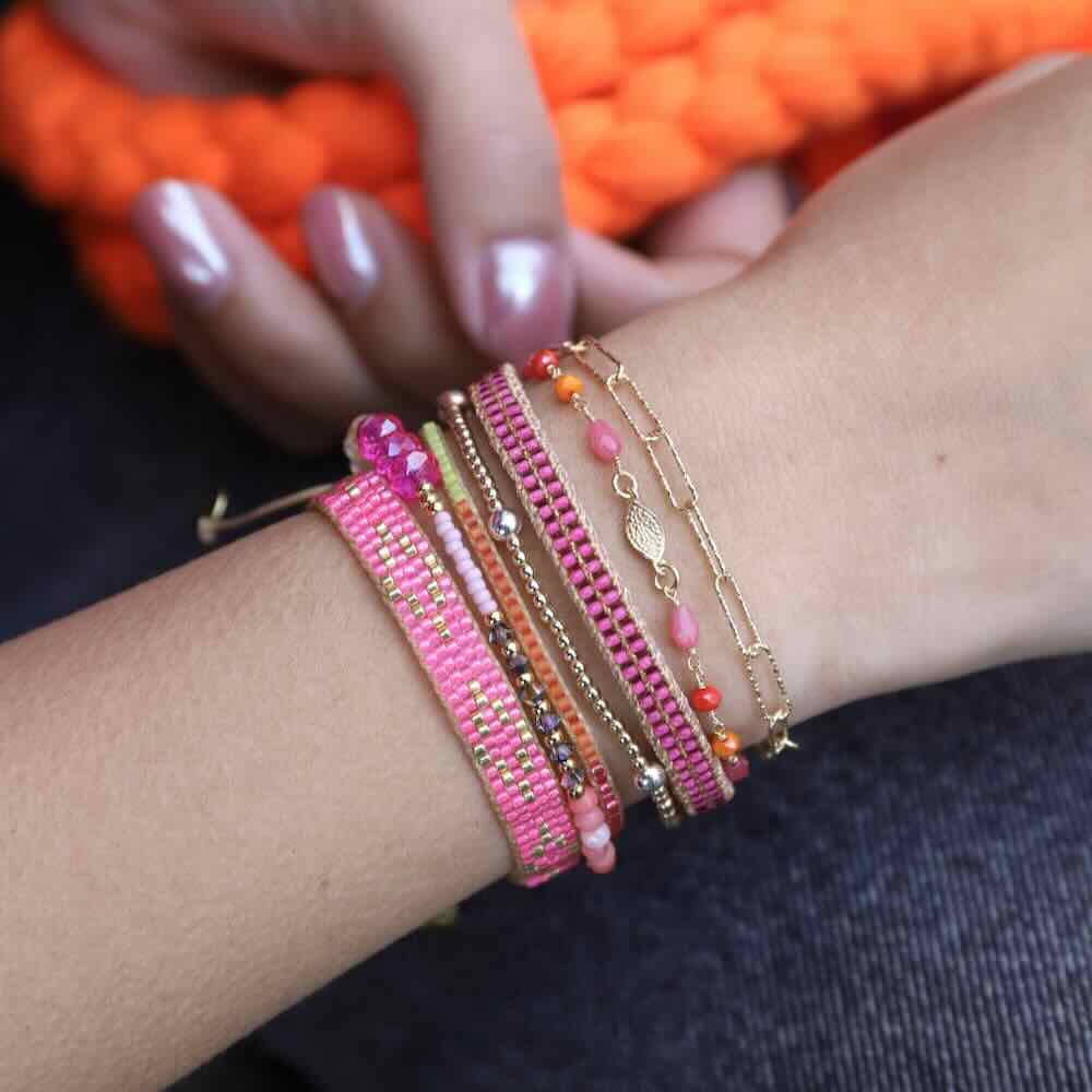 leju armband nova pink
