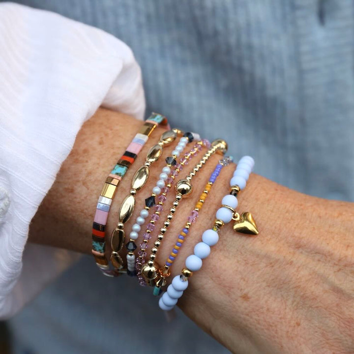 pscallme armband dot 5 7mm (kies goud/zilver)