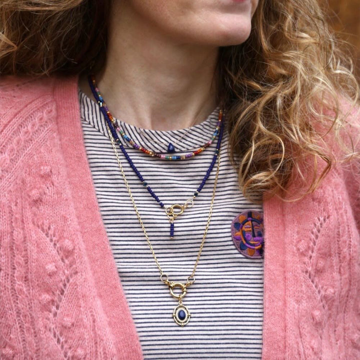 widaro halflange ketting dark blue