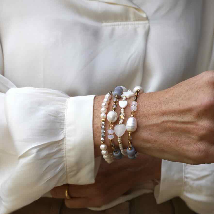 widaro armband pearls and shine