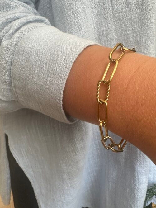 ellen beekmans armband met ovalen schakels