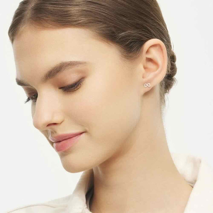 lulu copenhagen oorbel infinite love silver (1stuk)