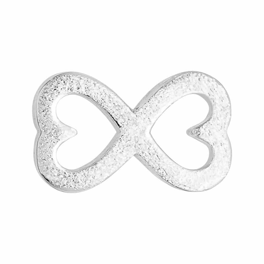 lulu copenhagen oorbel infinite love silver (1stuk)