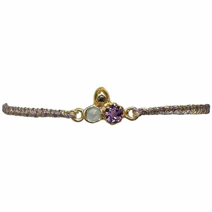 leju armband luana purple grey