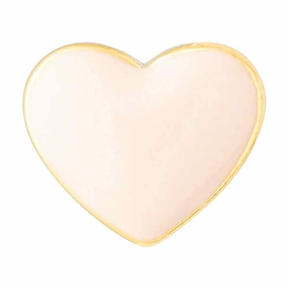 lulu copenhagen oorbellen love u dusty peach (1stuk)