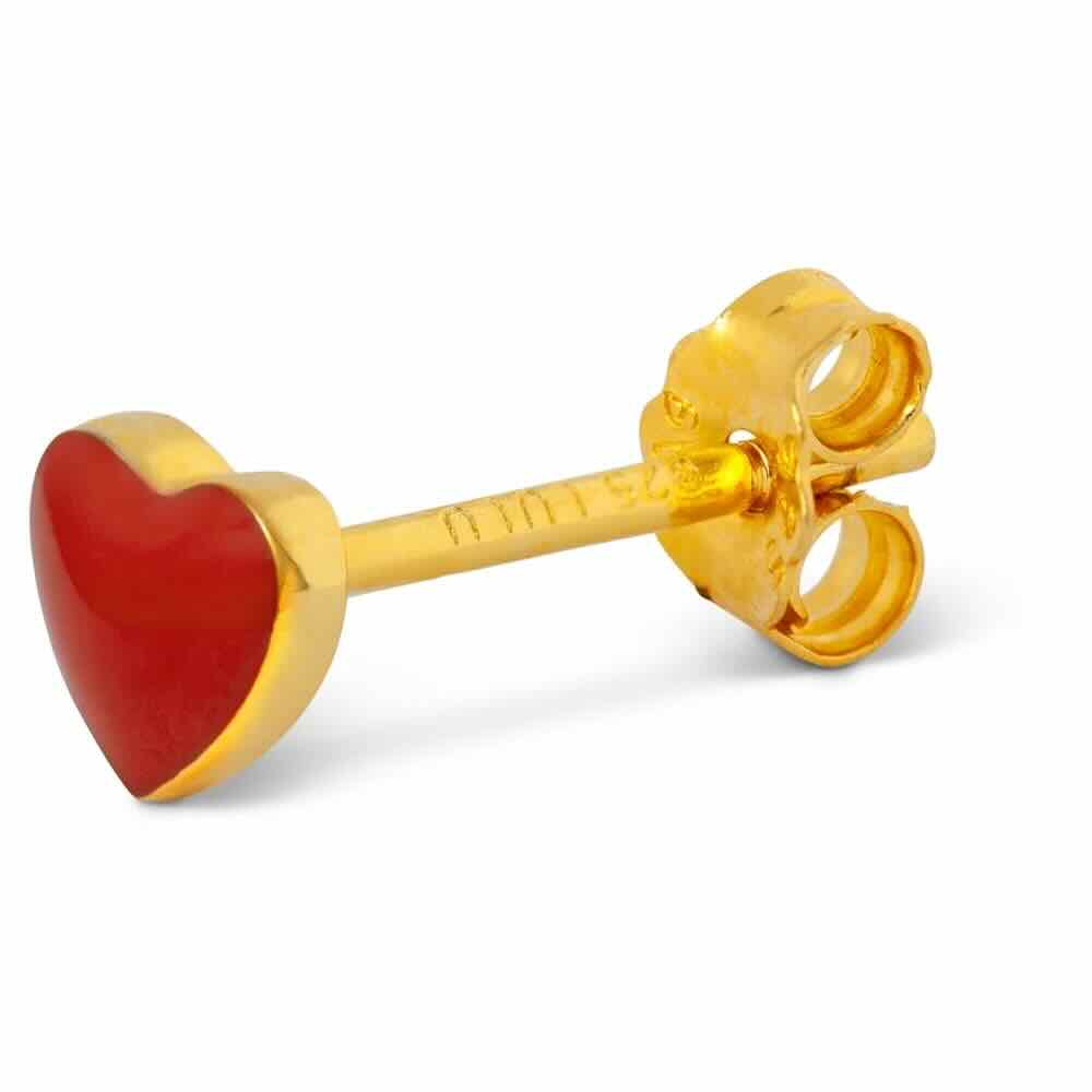 lulu copenhagen oorbellen love passion red (1stuk)