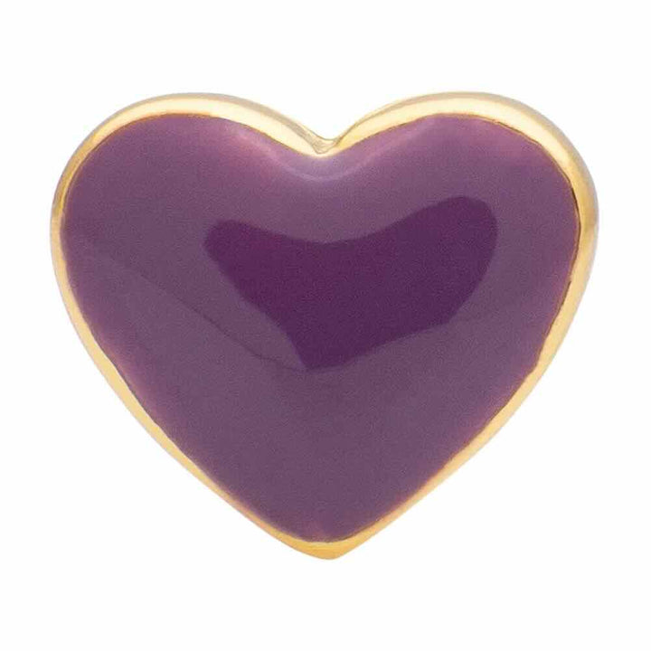 lulu copenhagen oorbellen love u purple harvest (1stuk)
