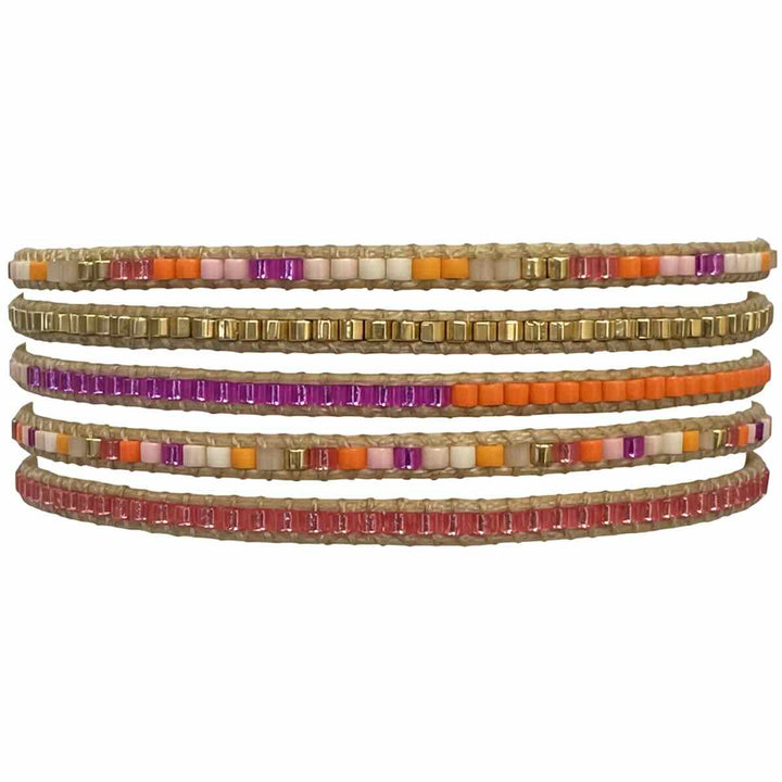 leju armband pink smal (kies je soort)