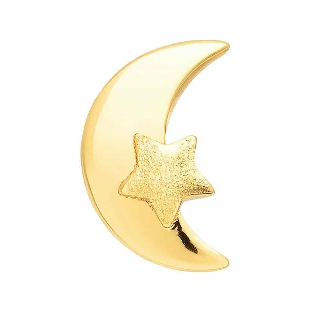 lulu copenhagen oorbel moon & star (1stuk)