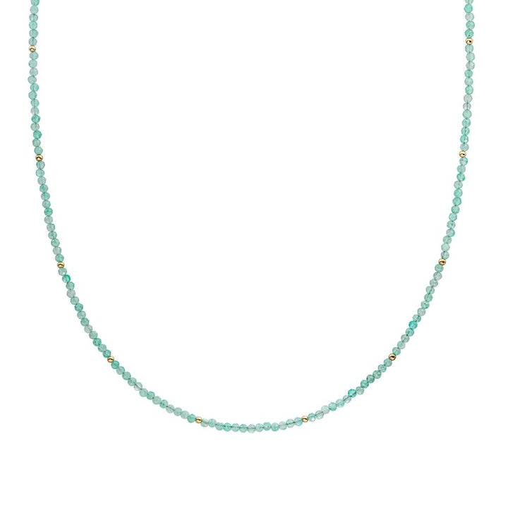 sparkling jewels ketting amazonite gold