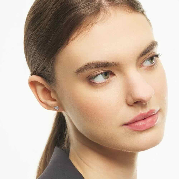 lulu copenhagen oorbel olive branch silver (1stuk)
