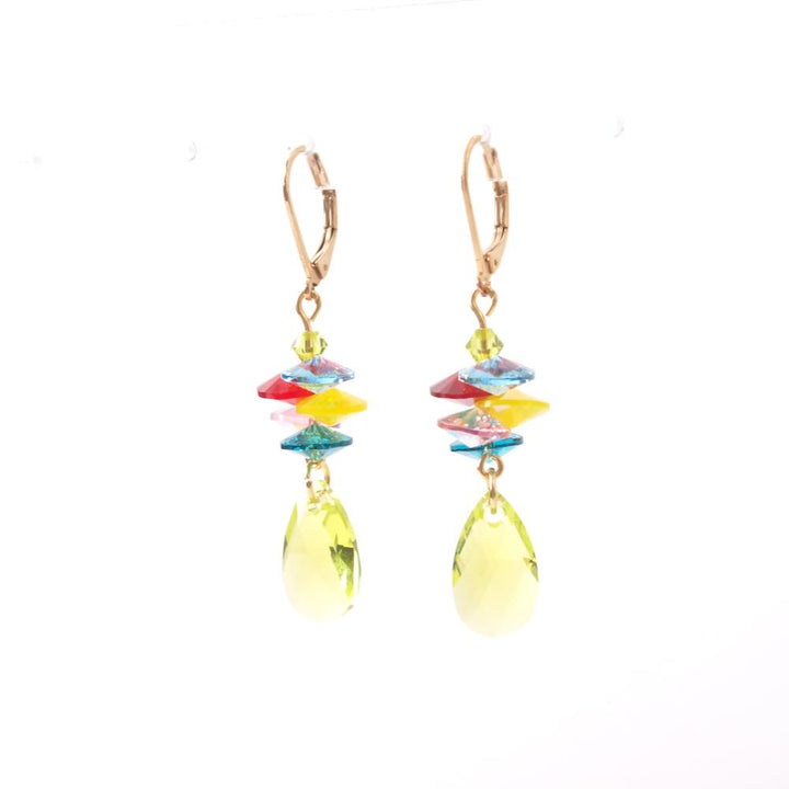 widaro oorbellen color stones