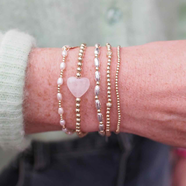 pscallme armband dot 5 luxe small gold