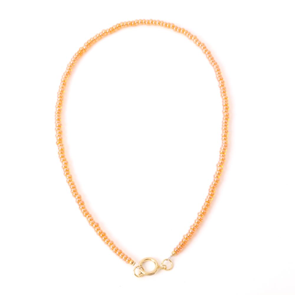 widaro ketting old pink/light orange beads (kies je kleur)