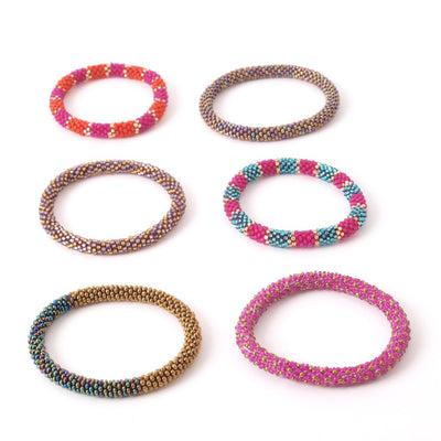 loff roll on armband fuchsia purple (kies je kleur)