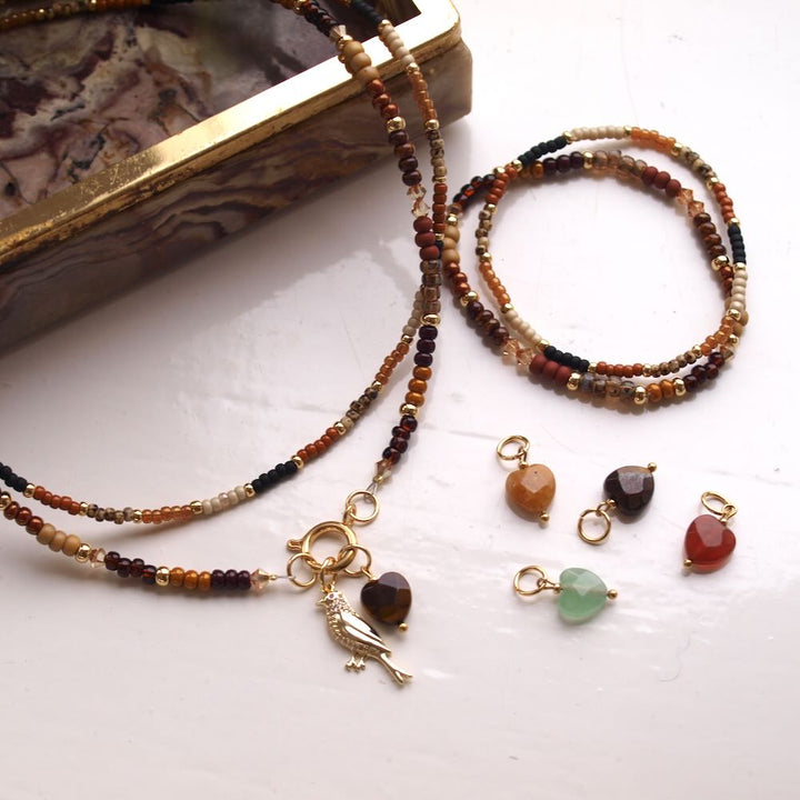 widaro ketting lots of brown (kies je ketting)