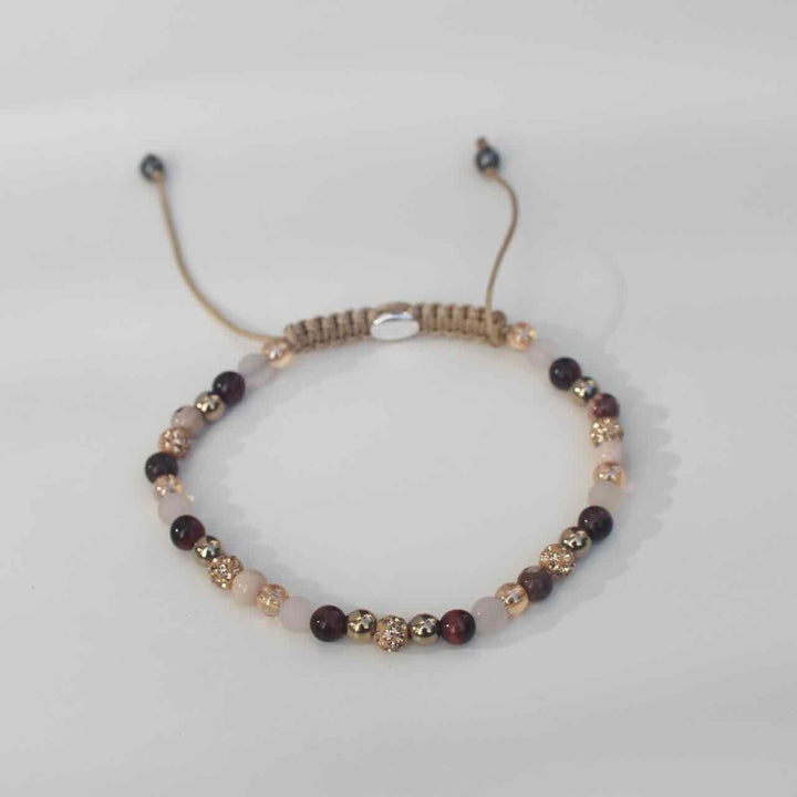karma armband redbrown gold xxs